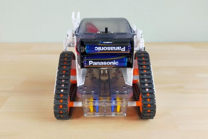 マイコンロボット工作セットの電池