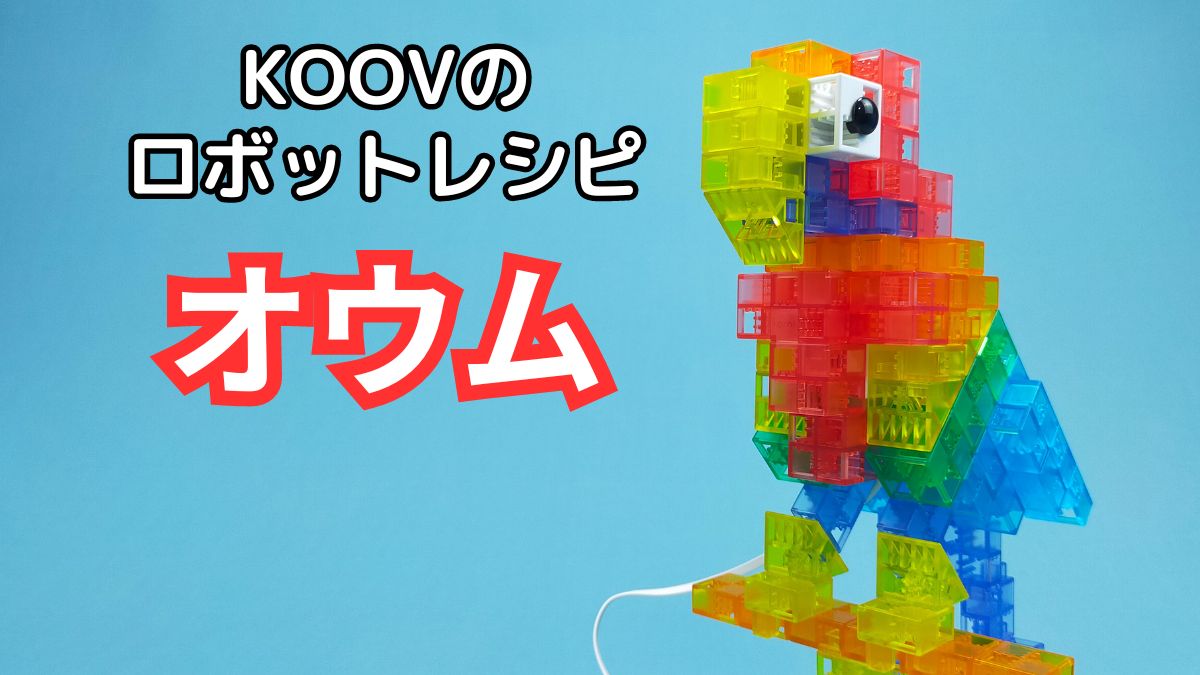 【KOOVのロボットレシピ】オウムのレビュー