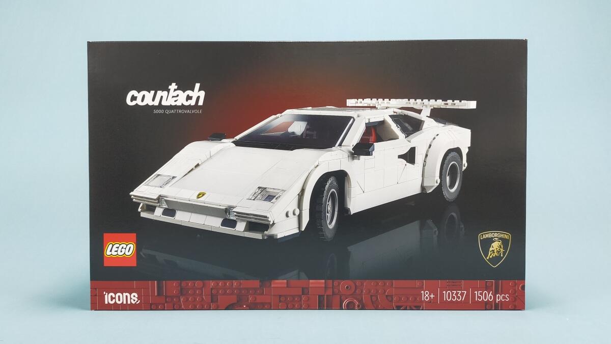 レゴ アイコン 10337 Lamborghini Countach 5000 Quattrovalvoleの箱