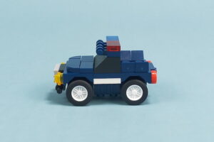 組立キット 警察シリーズAの391 Police Pick-Up Trucks