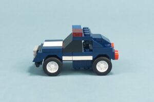 組立キット 警察シリーズAの392 Police Pursuit Car