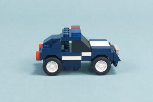 組立キット 警察シリーズAの392 Police Pursuit Car