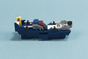 組立キット警察シリーズAの合体メカ