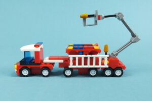 組立キット 消防シリーズの大きな消防車