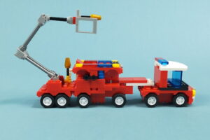 組立キット 消防シリーズの大きな消防車
