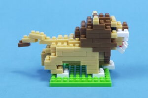 プチブロック 野生動物(サファリ)のライオン