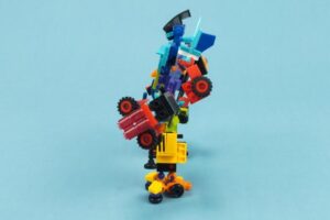 ミニブロック ！乗り物大変身