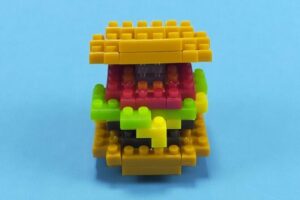 プチブロック たべもの 1 ハンバーガー