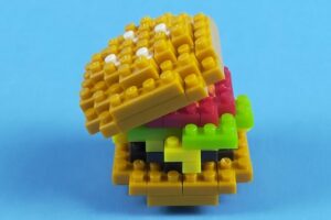 プチブロック たべもの 1 ハンバーガー