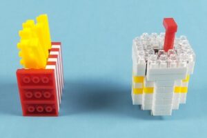 プチブロック たべもの 2 ポテト＆ドリンク