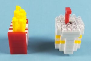 プチブロック たべもの 2 ポテト＆ドリンク