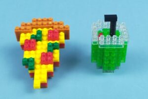 プチブロック たべもの 7ピザ＆メロンソーダ