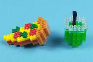 プチブロック たべもの 7ピザ＆メロンソーダ