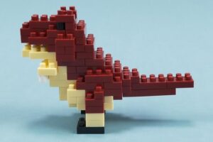 恐竜ミニブロックのティラノサウルス