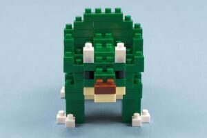 恐竜ミニブロックのトリケラトプス