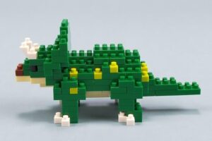 恐竜ミニブロックのトリケラトプス