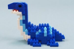 恐竜ミニブロックのプレシオサウルス