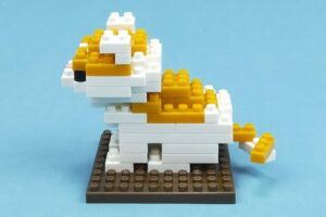 プチブロック 犬・猫のなかま 10 スコティッシュフォールド