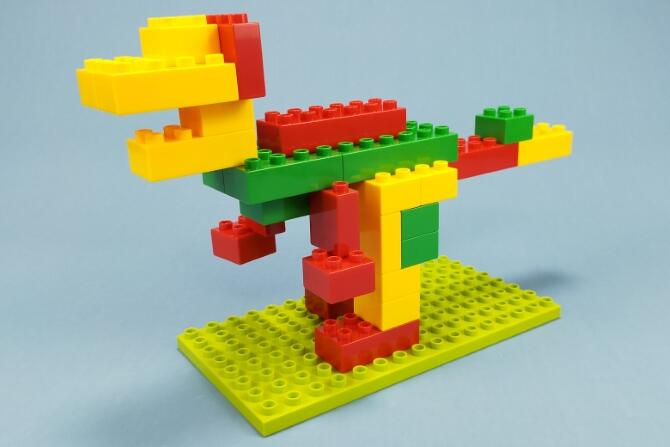 スマートブロック 基本パーツ50のティラノサウルス