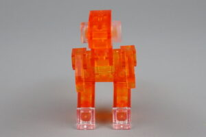ポケットブロック クリアダイナソー編のヴェロキラプトル