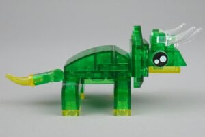 ポケットブロック クリアダイナソー編のトリケラトプス