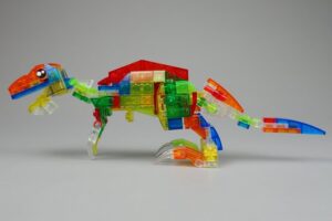ポケットブロック クリアダイナソー編のティラノサウルス